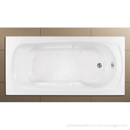 Acrylic Material freestanding corner whirlpool massage bathtub